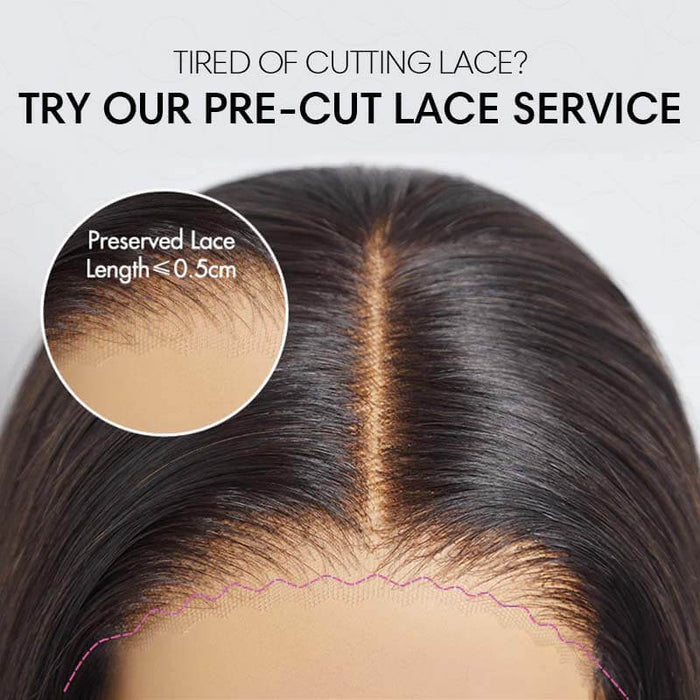 QVR Wear and Go Glueless Jerry  Curly Lace Front Wig Full Density Human Hair Wigs For Black Women