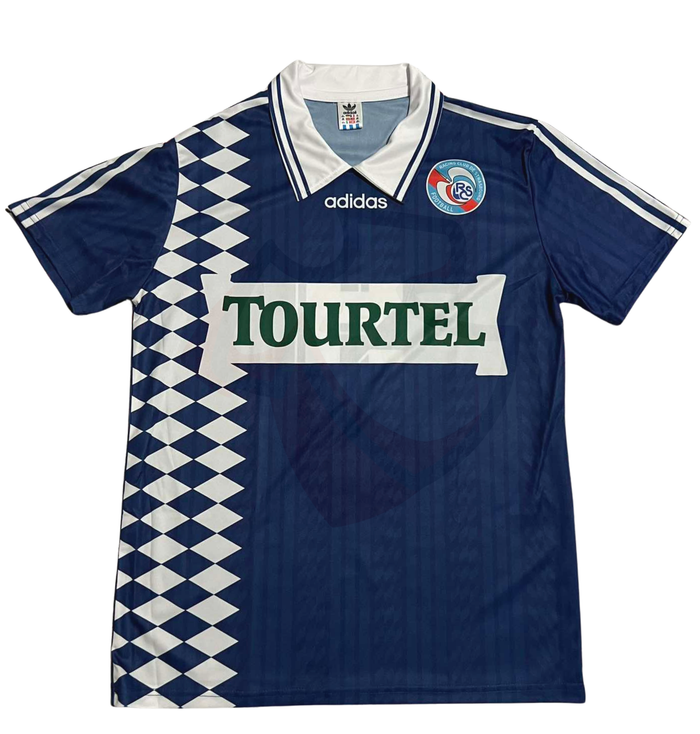 Racing Strasbourg Shirt 1994-1996 Home - Retro Jerseys, Racing Strasbourg maillot