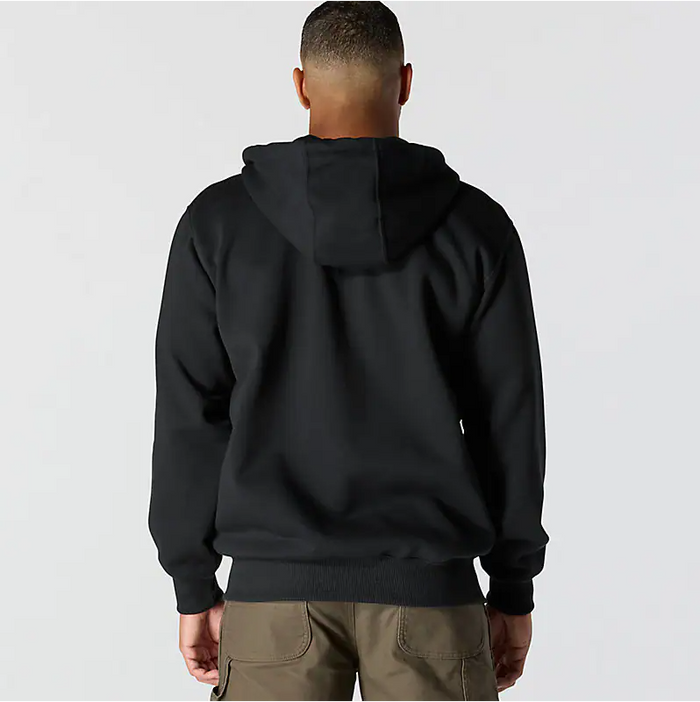 Carhartt Rain Defender loose fit heavyweight full-zip sweatshirt in black, alternate product view
