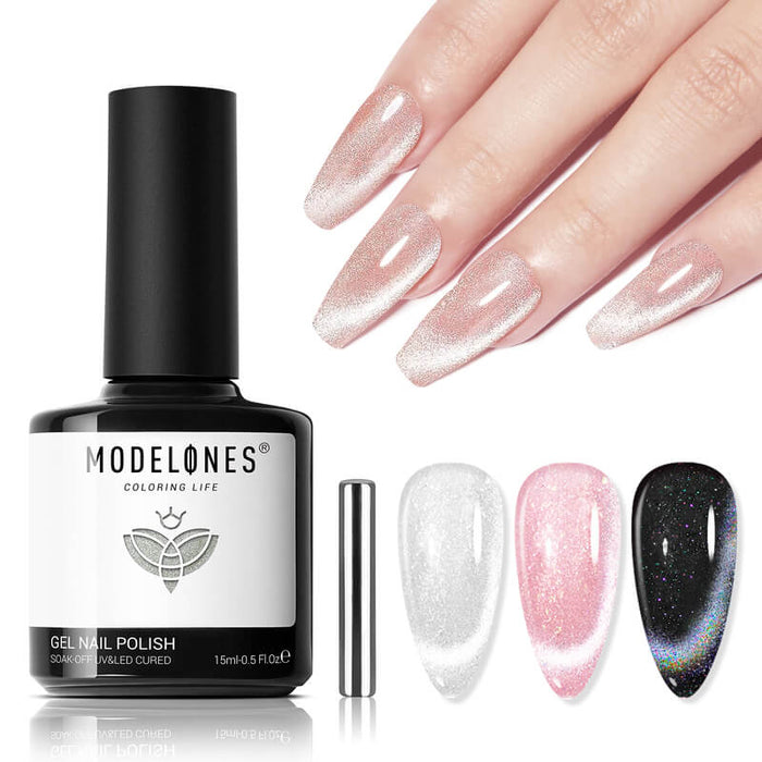 Rainbow Cat Eye - Modelones Gel Nail Polish Cat Eye Inspire Gel 15ml Inspire Gel MODELONES #