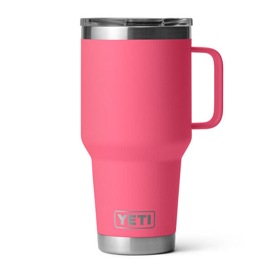 Yeti Rambler 30 ounce travel mug with Stronghold lid in tropical pink