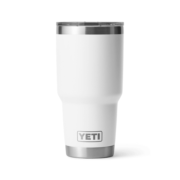 YETI Rambler 30 oz stainless steel tumbler in white with MagSlider lid