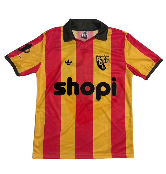 RC Lens Shirt 1989-1990 Home - Retro Jerseys, RC Lens maillot, RC Lens Retro