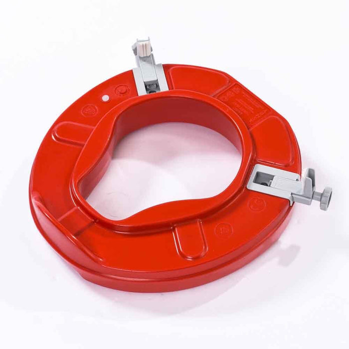 Red Raised Toilet Seat