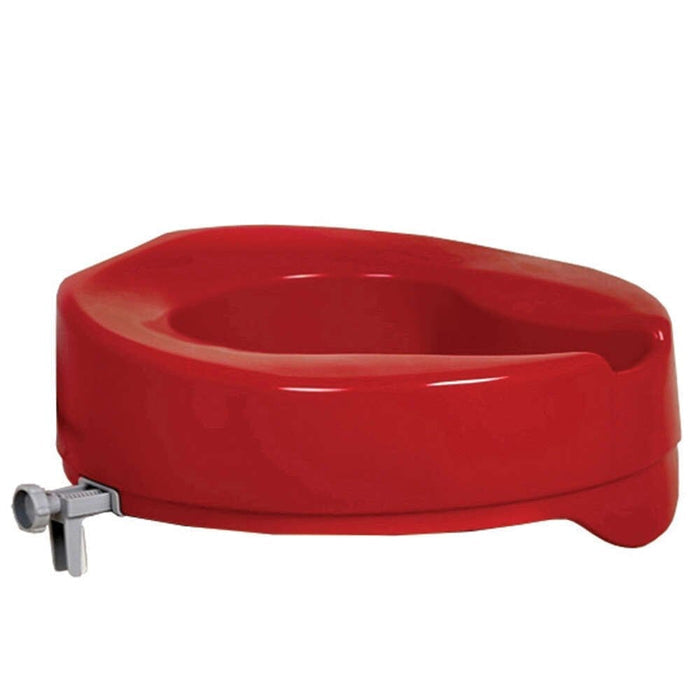 Red Raised Toilet Seat