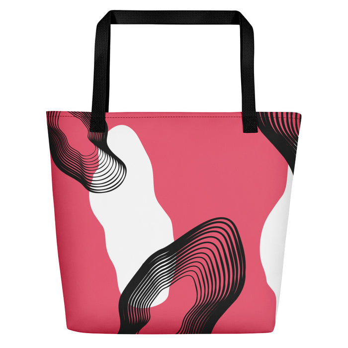 Red, White and Black Camo Tote Bag - Bloom Seventy Seven