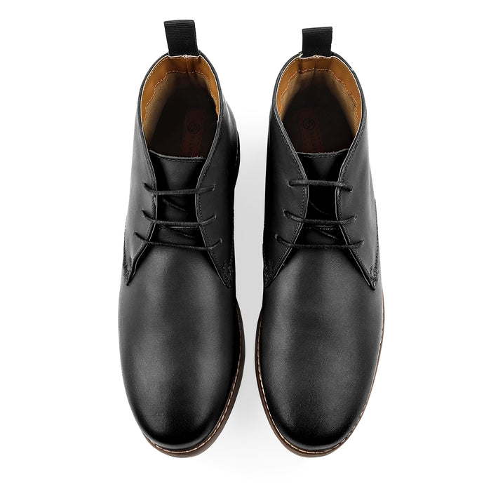 Redhill Leather Chukka Boots - Black