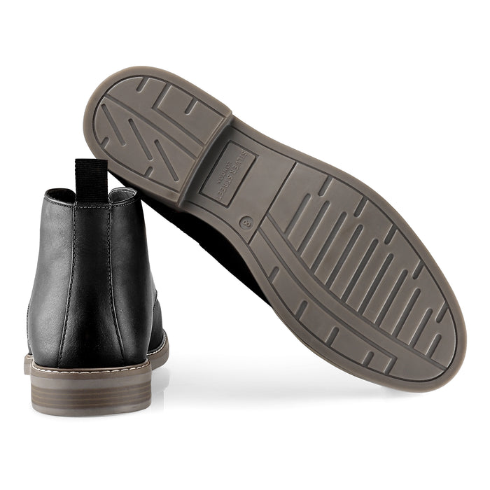 Redhill Leather Chukka Boots - Black