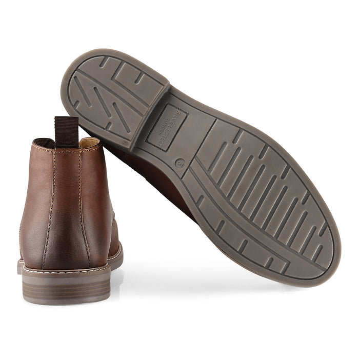Redhill Leather Chukka Boots - Brown