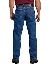Dickies stonewashed indigo regular fit jean, alternate view of the back pockets