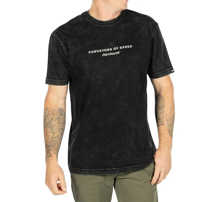 Fasthouse Render graphic t-shirt in pigment black, alternate product view