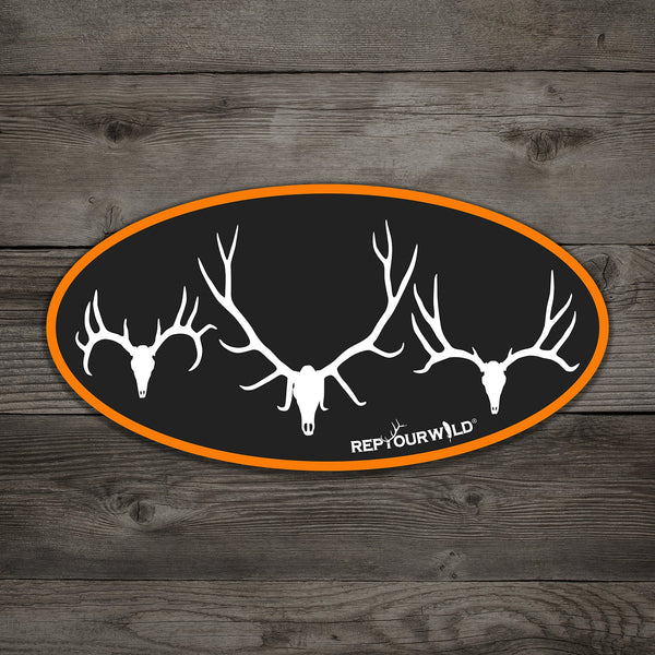 Rep Your Water Western Trio Sticker