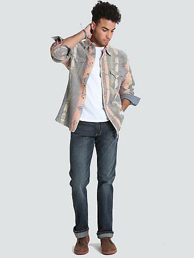 Wrangler Retro slim fit straight leg denim jean, further alternate product view