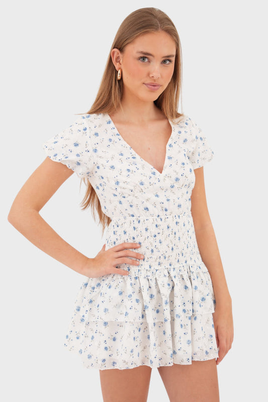"Rhodes" dress blue