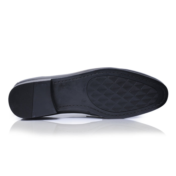 Richmond Smart Formal Leather Loafers - Black