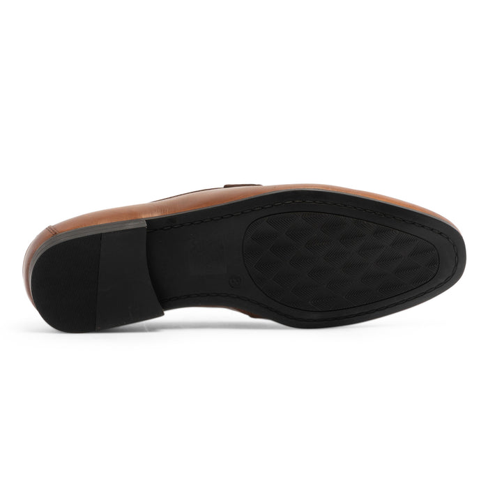 Richmond Smart Formal Leather Loafers - Tan
