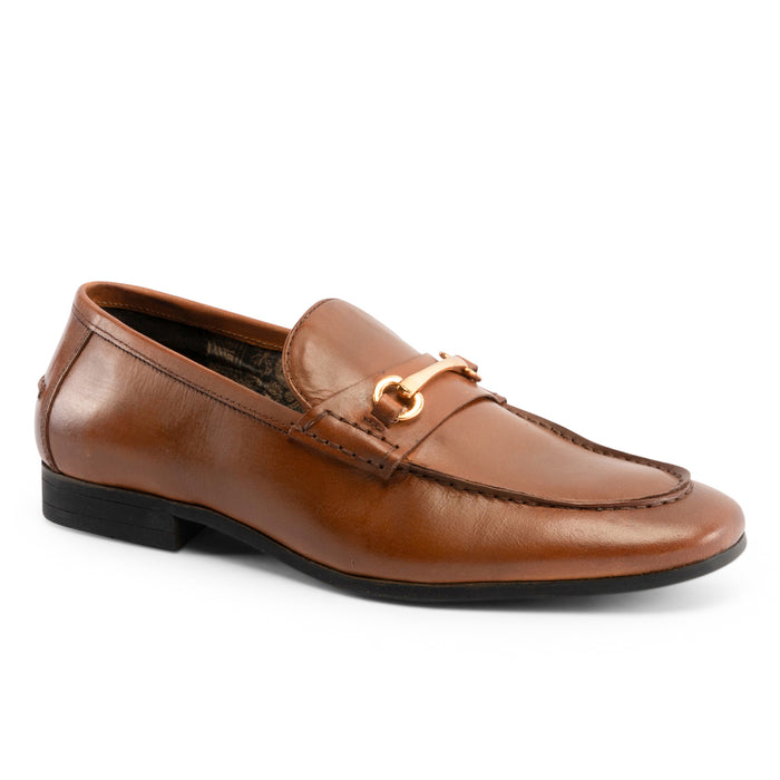 Richmond Smart Formal Leather Loafers - Tan
