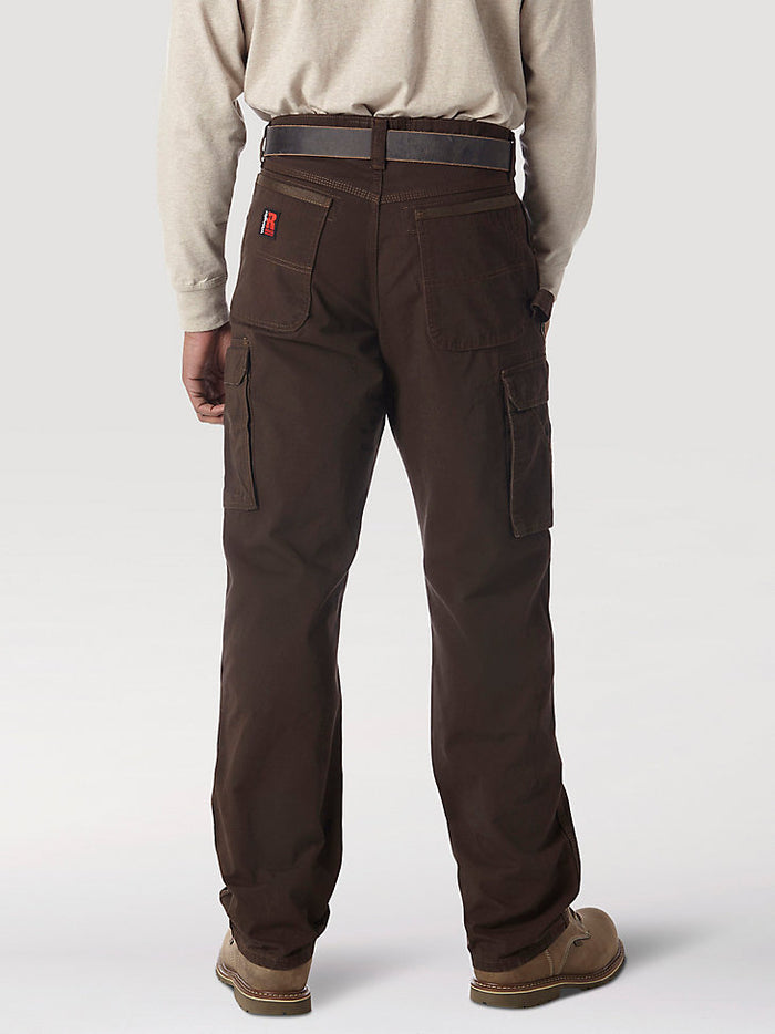 Dark brown Wrangler Ripstop Ranger cargo pant, additional alternate product view