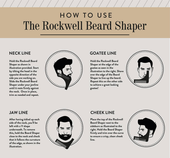Rockwell Natural pear wood Beard Shaper