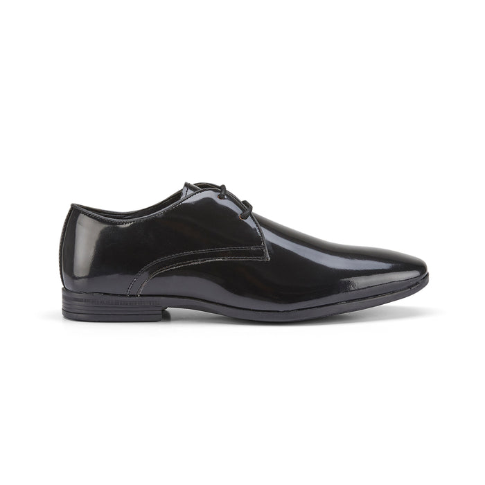 Rowley Leather Derby Shoes - Black
