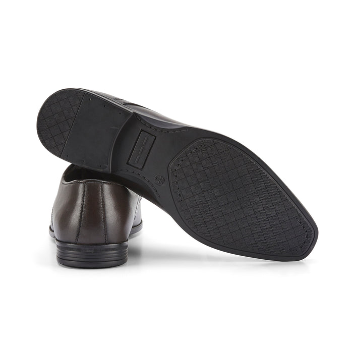 Rowley Leather Derby Shoes - Brown