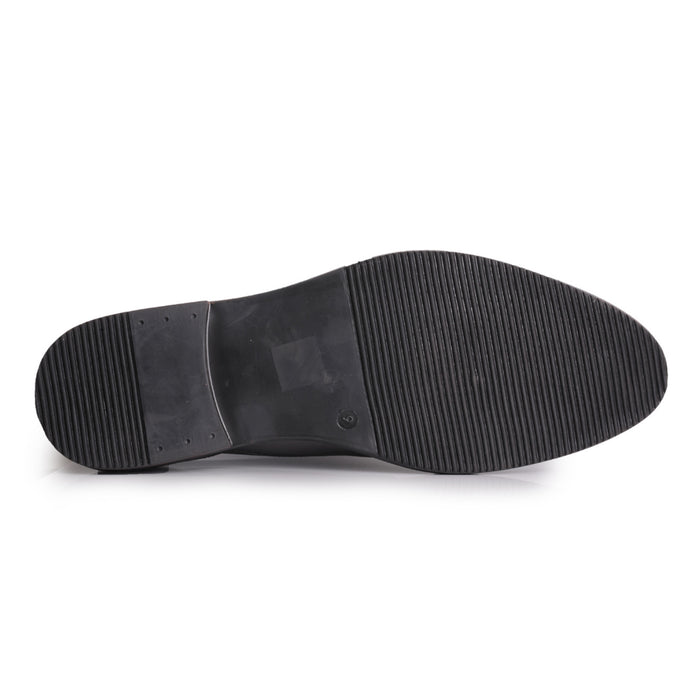 Rufus Leather Toe Cap Derby Shoes - Grey