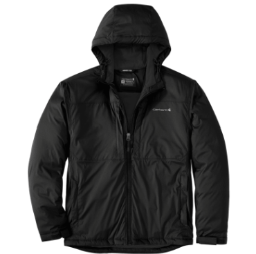 Carhartt Rugged Flex relaxed fit lightweight stretch insulated jacket in black