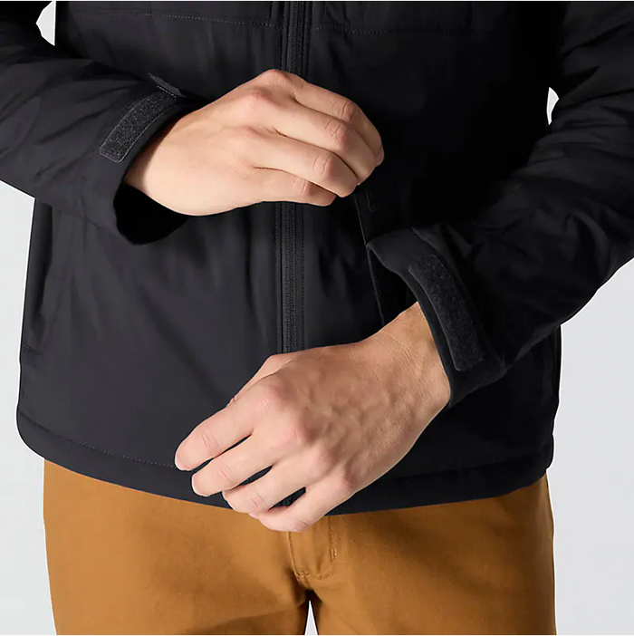 Rugged Flex® Relaxed Fit Lightweight Stretch Insulated Jacket - 3 Warmest Rating - Black