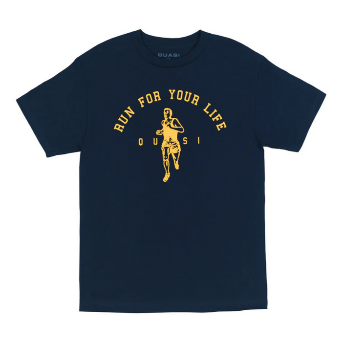 Run Tee (Navy)