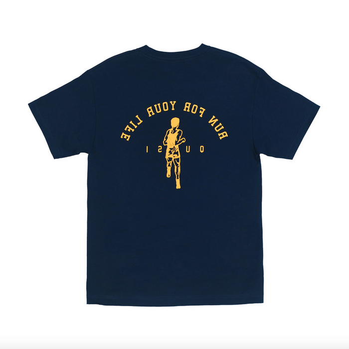 Run Tee (Navy)