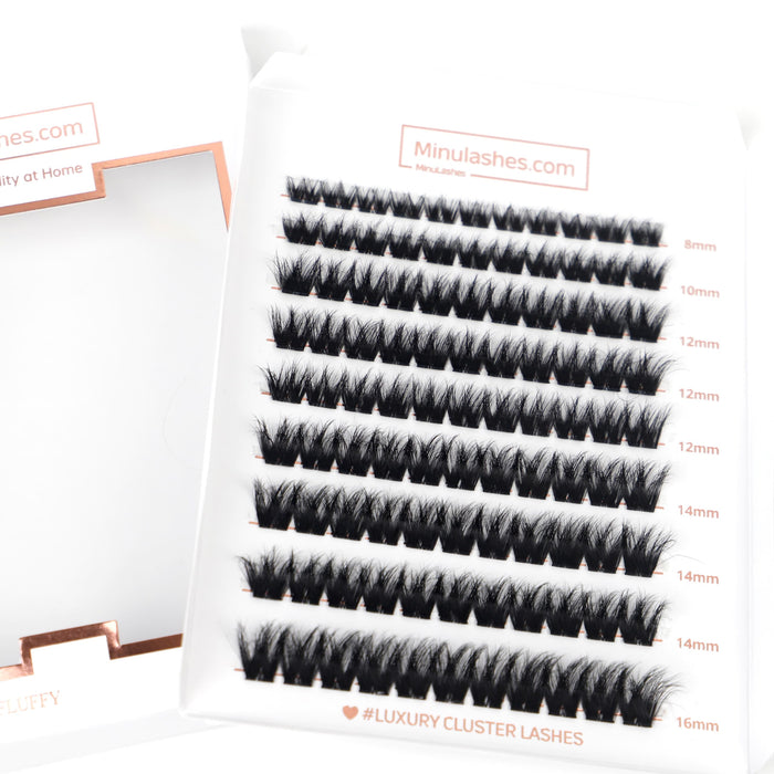 Russian Volume Fluffy Cluster Lashes – Premium DIY Lash Extensions