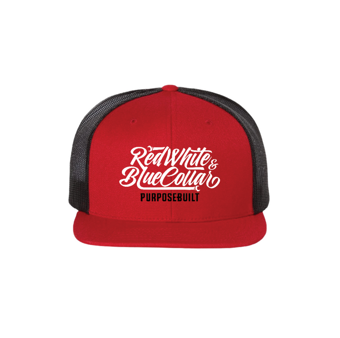 Purpose-Built RWBC snapback hat in red and black