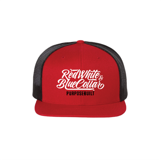 Purpose-Built RWBC snapback hat in red and black
