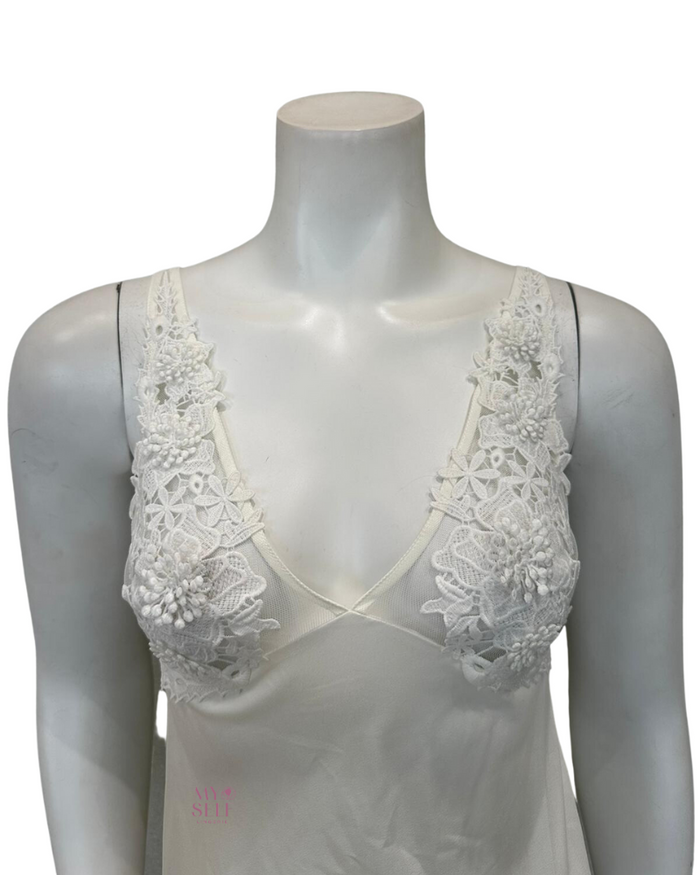 Rya Collection 735 + 745 Diana Ivory Chemise & Robe Set myselflingerie.com