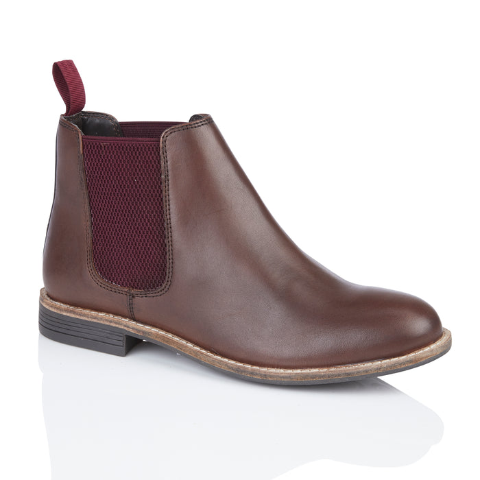 Sadie Leather Chelsea Boots - Brown