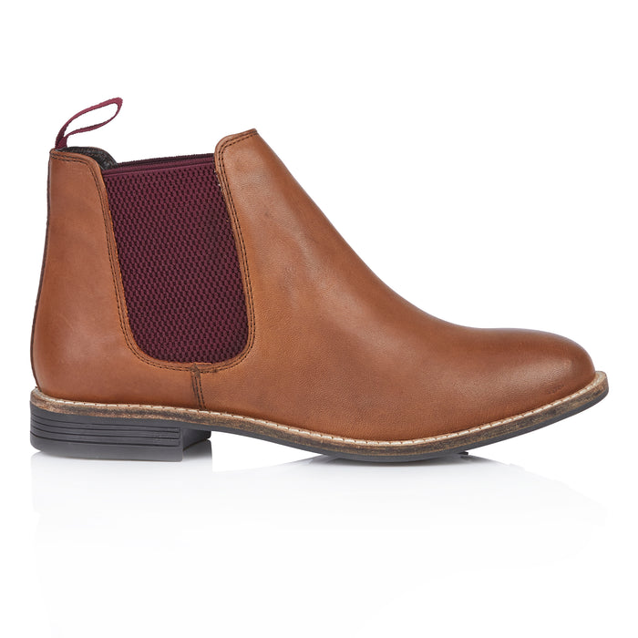 Sadie Leather Chelsea Boots - Cognac