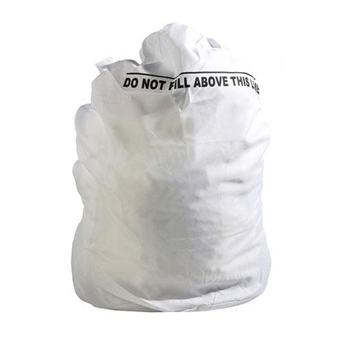 Full view of Safeknot Laundry Bag bag on a plain background, showing its shape and carrying handles.
