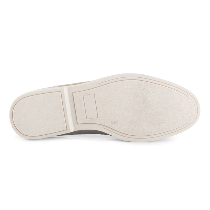 San-Nicola Suede Leather Penny Loafers - Taupe