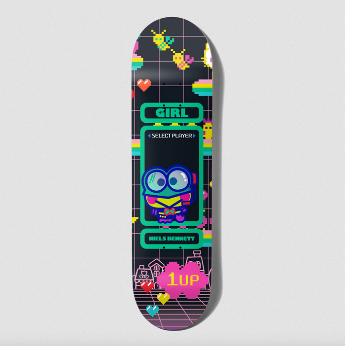Sanrio Kawaii Arcade Niels Bennett Deck 8.25