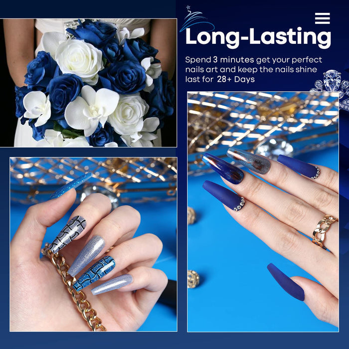 Sapphire - 6 Shades Gel Nail Polish Set Gel Polish Set MODELONES #