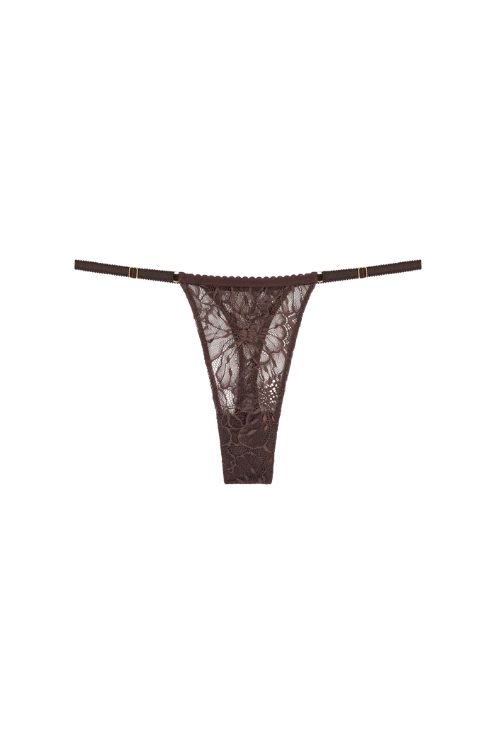 luxe, duurzame string bruin
