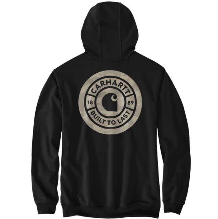 Carhartt Sawyer camo sweatshirt in black