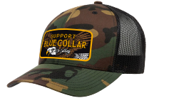Troll Co. SBC Barricade Eagle curved bill snapback hat in camo