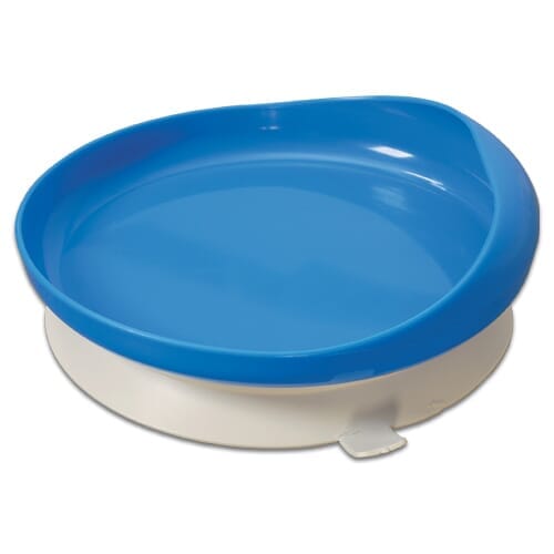 Image of Scooper Plate with Suction Base on a plain background.
