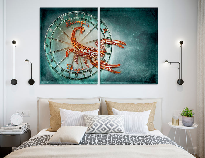 Scorpio Zodiac Sign Canvas Print #6070