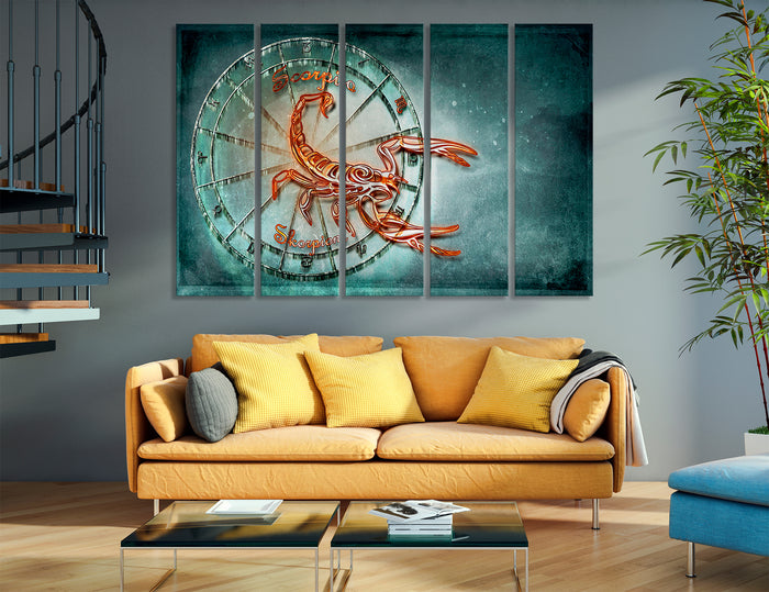 Scorpio Zodiac Sign Canvas Print #6070