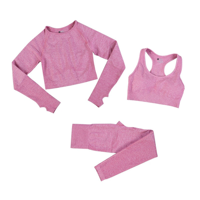 3pcs Pink / S