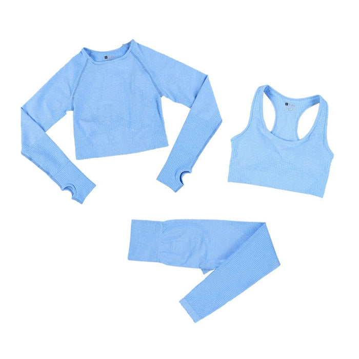 3pcs Blue / S