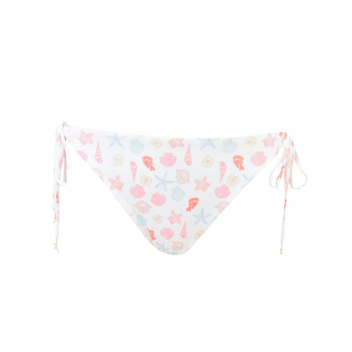 "Seashell" tied bikini bottom