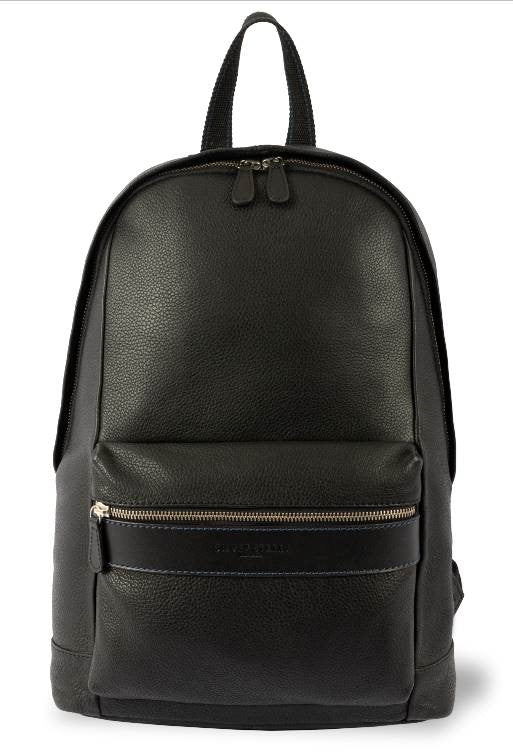 Sergio Leather Backpacks - Black